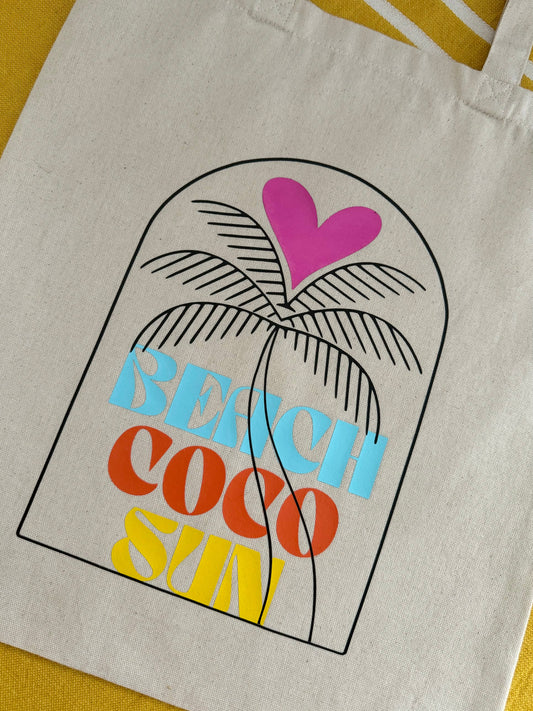 Tote bag « Beach Coco Sun »