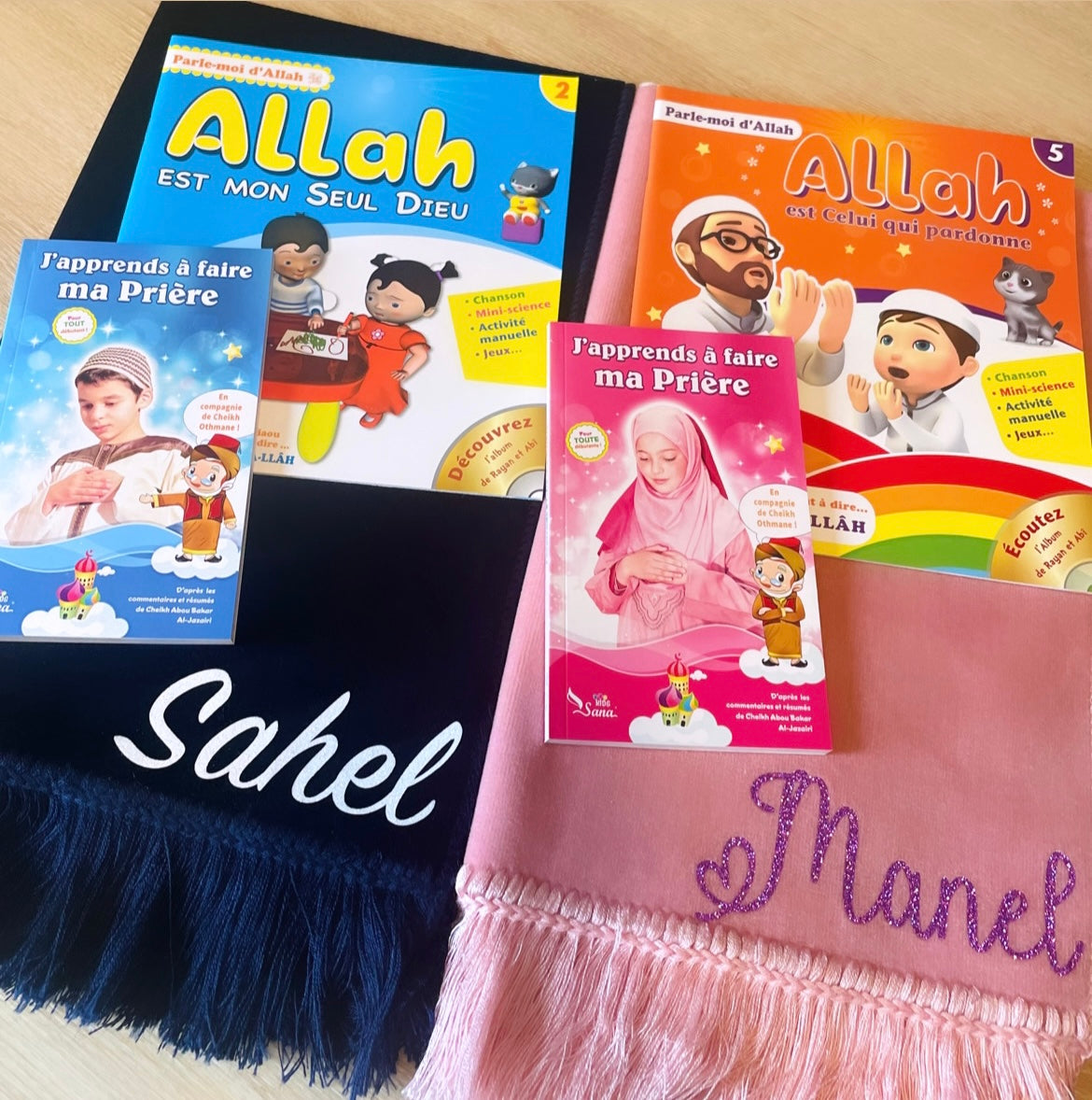 Tapis de prière enfant personnalisable